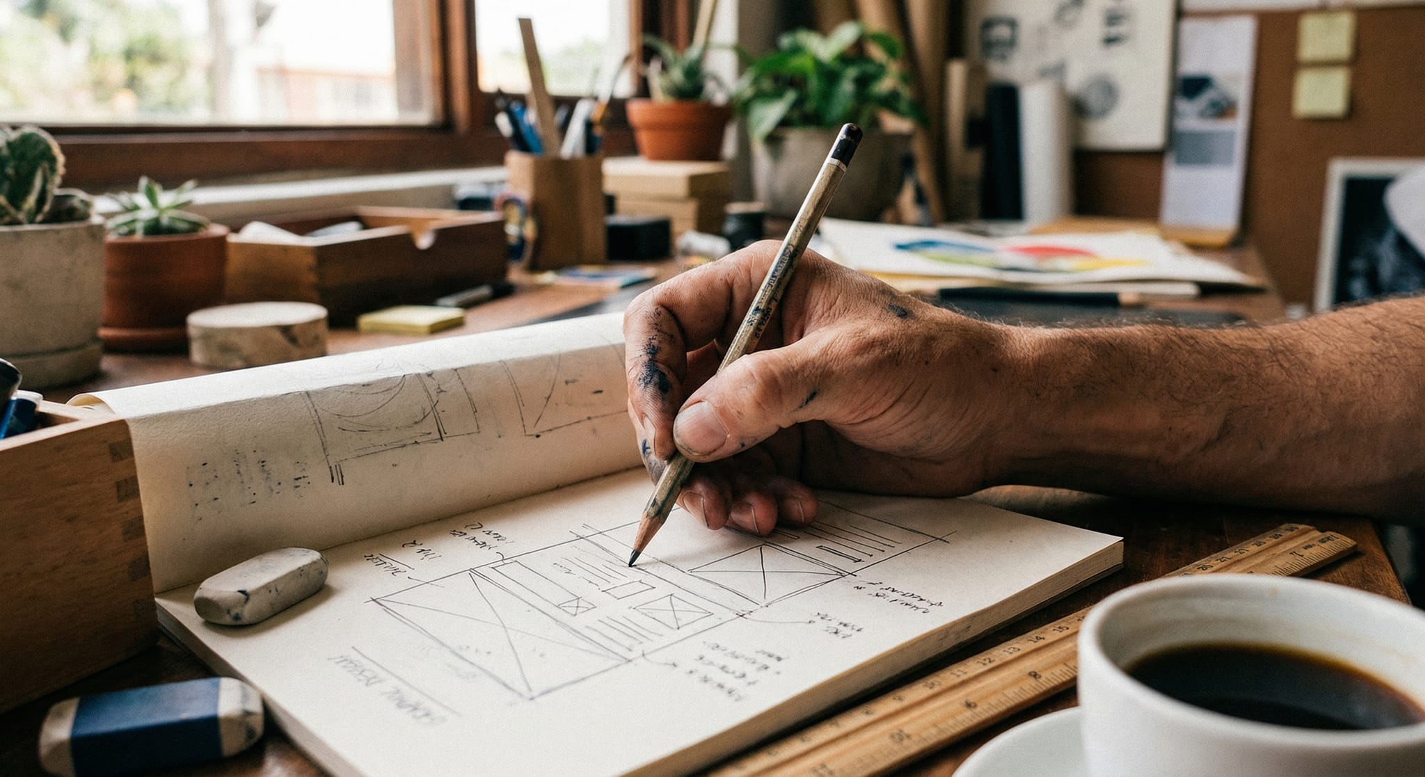 Dessin à la main